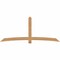 Ekena Millwork Bellingham Timber Gable Bracket, Western Red Cedar, 108"W x 45"H x 1 1/2"D x 5 1/2"F, 10/12 Pitch GBW108X45X0206BEL00SWR - alternate 1